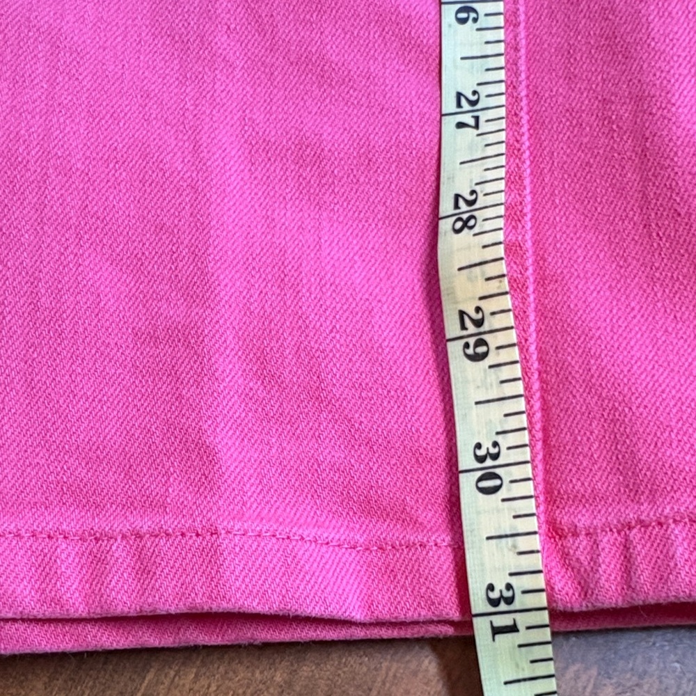 Talbots Pink Straight-Leg Jeans with Stretch, 10 - Picture 8 of 9